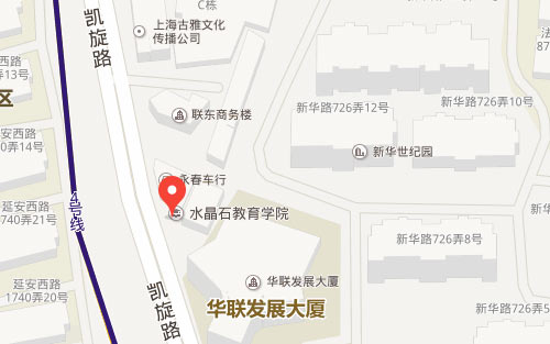 上海水晶石教育长宁校区地址——百度地图