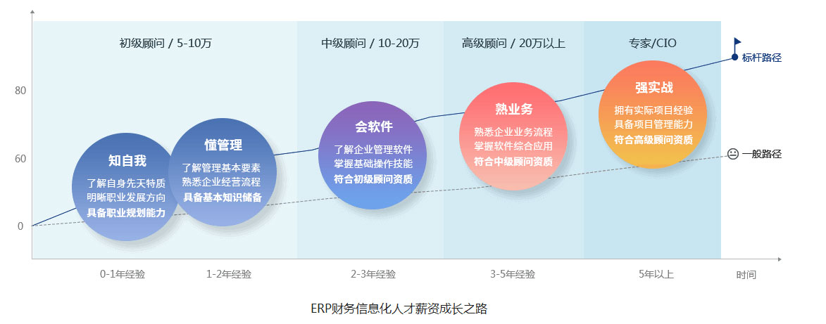 ERP财务信息化人才薪资成长之路