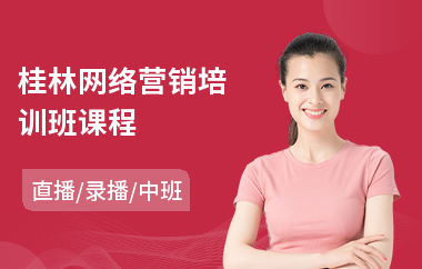 桂林网络营销培训班课程