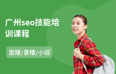 广州seo技能培训课程(0基础学seo)